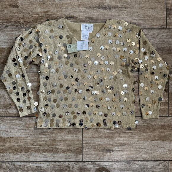 3-Piece Sequin Sweater Suit Blazer Jacket & Skirt Sets - Picture 6 of 15